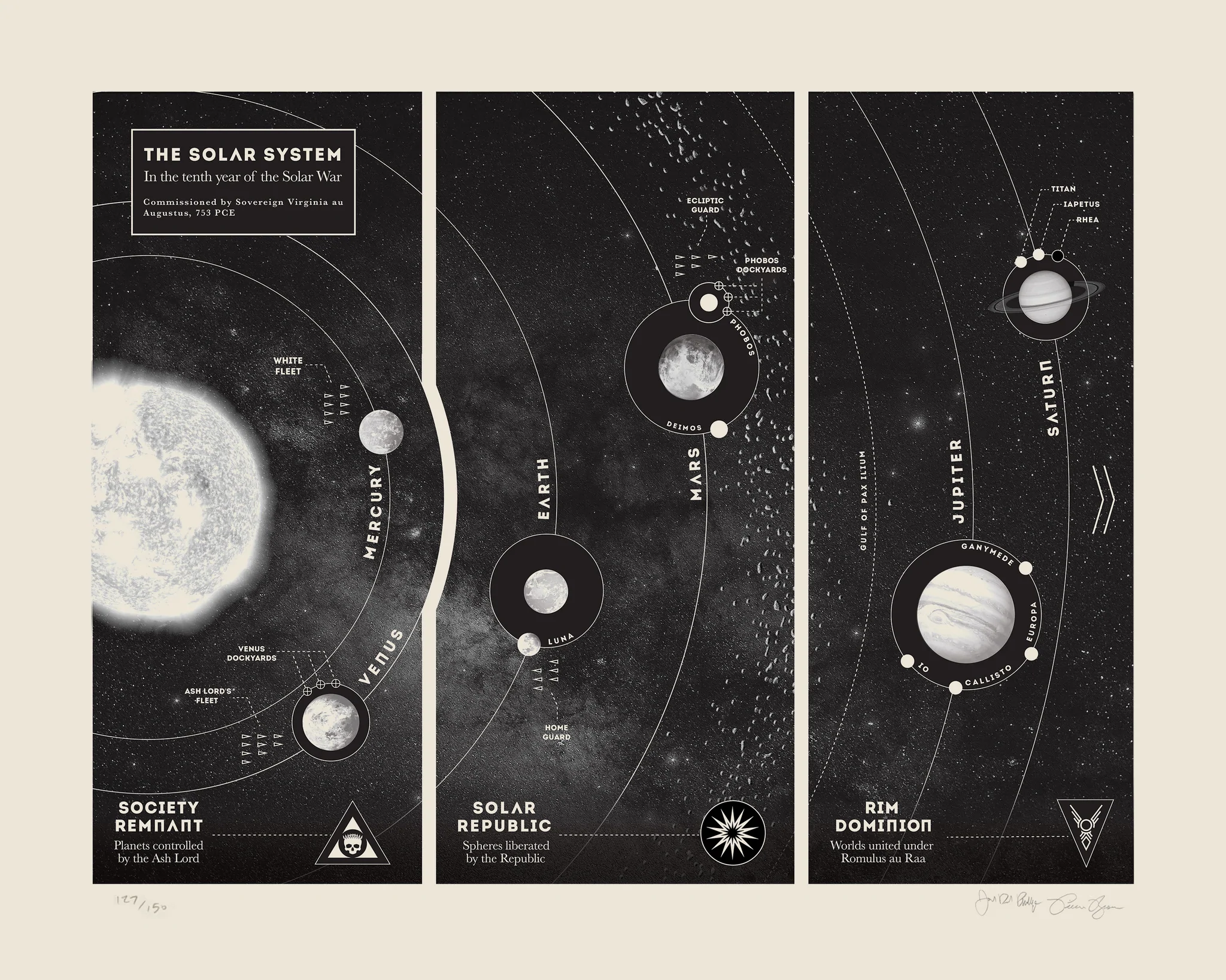 Red Rising Map Hyperion The Art Gallery | Red Rising Collector